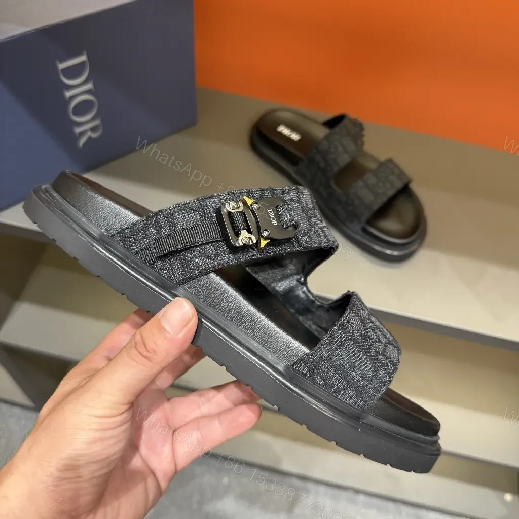 View 6 of Textured Jacquard-Stride Sandals with Luxe Straps