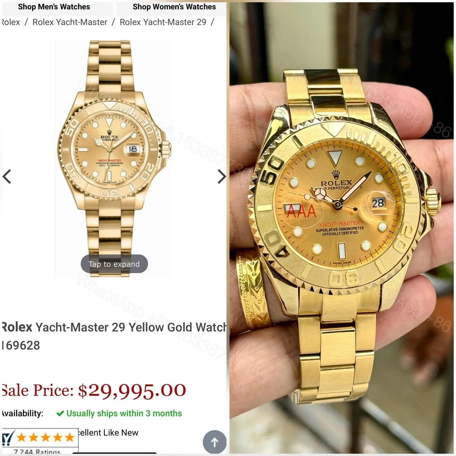 View 3 of Rolex Oyster Yacht-Master