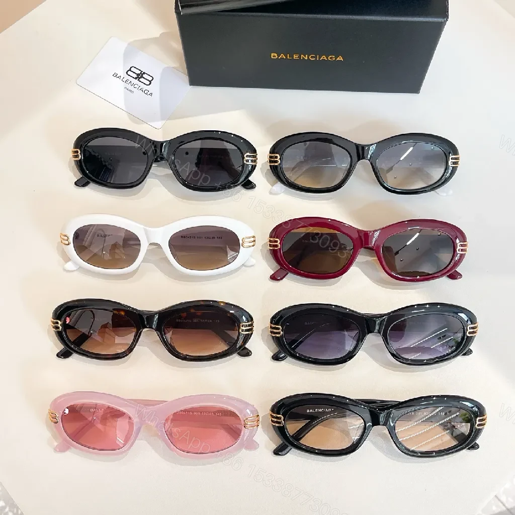 View 4 of Soft Pink Frame Cat-Eye Sunglasses with Gold Accents, UV400
