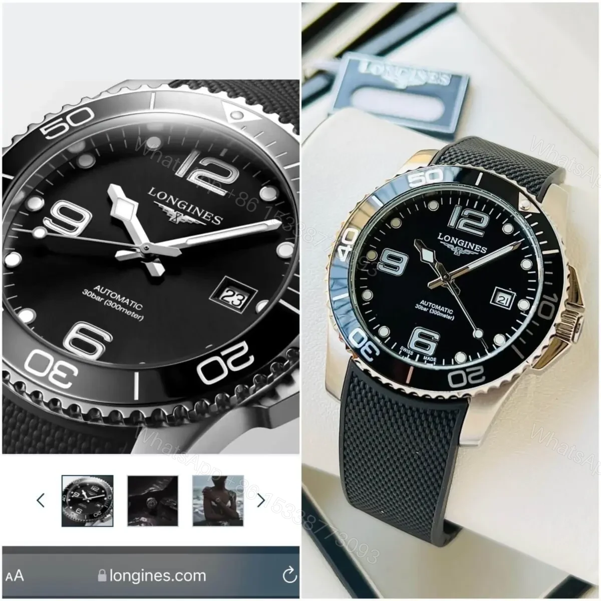 View 5 of Longines Hydroconquest Automatic