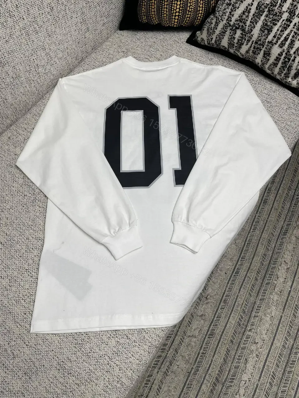 View 10 of Premium White Oversized Graphic Tee - Bold Streetwear Style