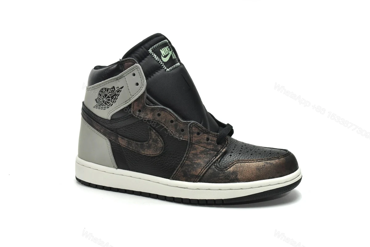 View 7 of Air Jordan 1 Retro High OG Patina 555088-033