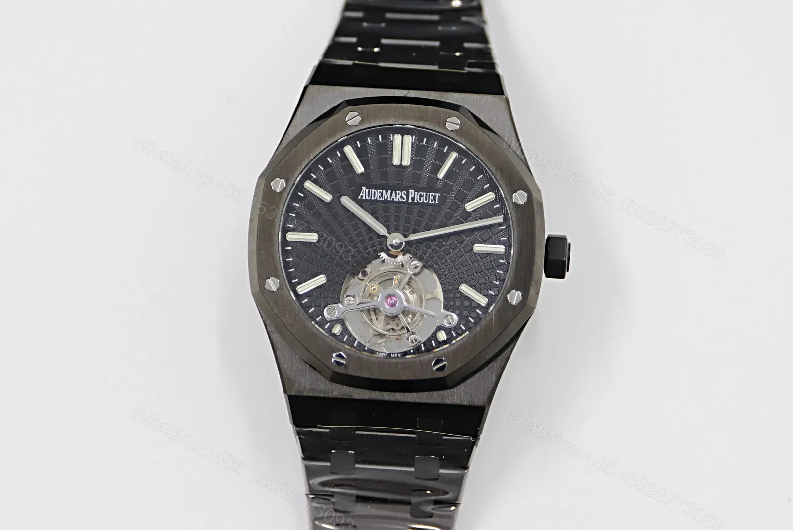 BBR Factory Audemars Piguet Royal Oak Tourbillon V2 Upgrade Edition – Black Ceramic Case, Black Dial, 2020 Model — view 1