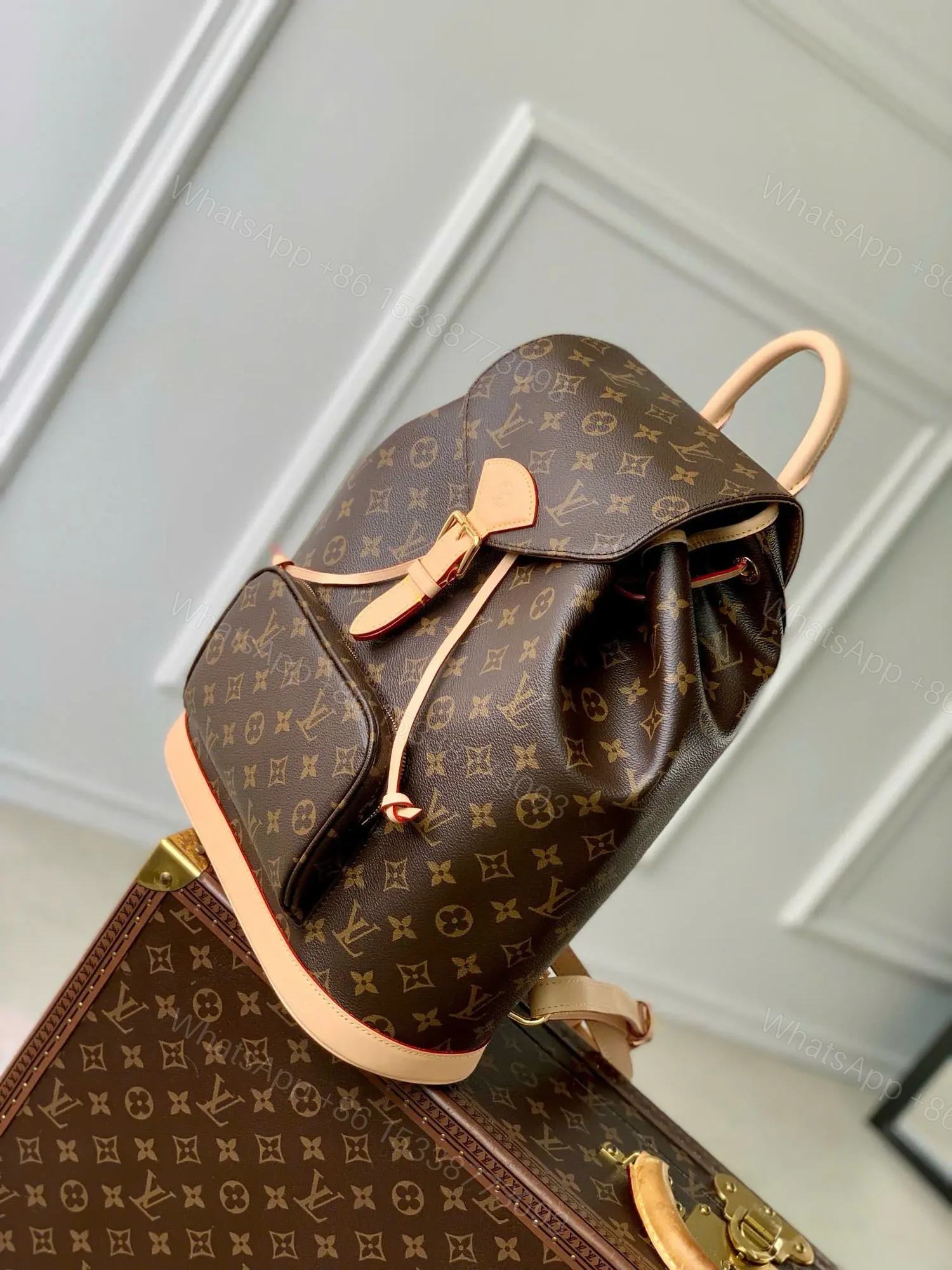 View 3 of LV Montsouris M11197 Backpack MM SIZE