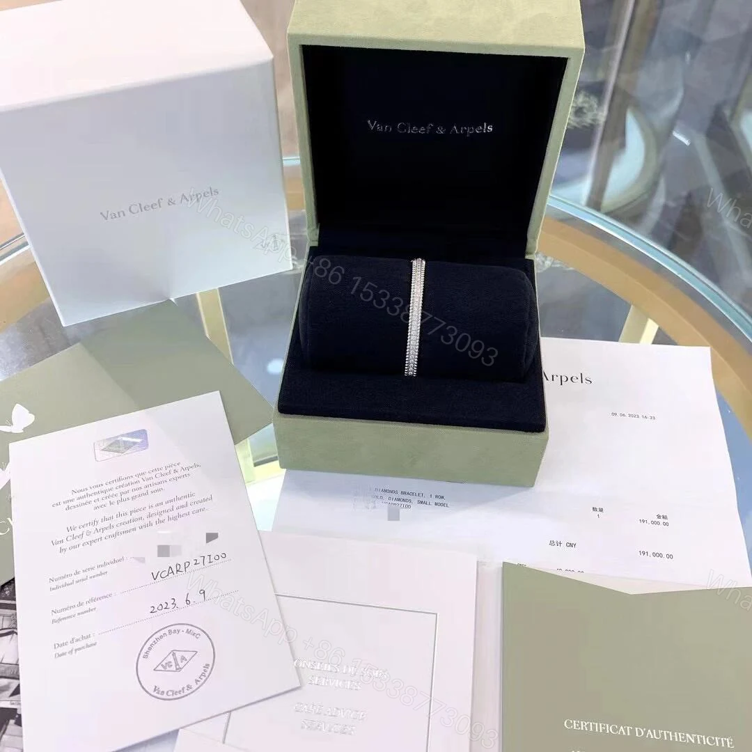 View 3 of Van Cleef & Arpels Perlée Diamond Bracelet 1 Row VCARP27B00