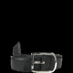 View 5 of GUCCI CALFSKIN MONOGRAM BLACK BELT SILVER METAL 4CM