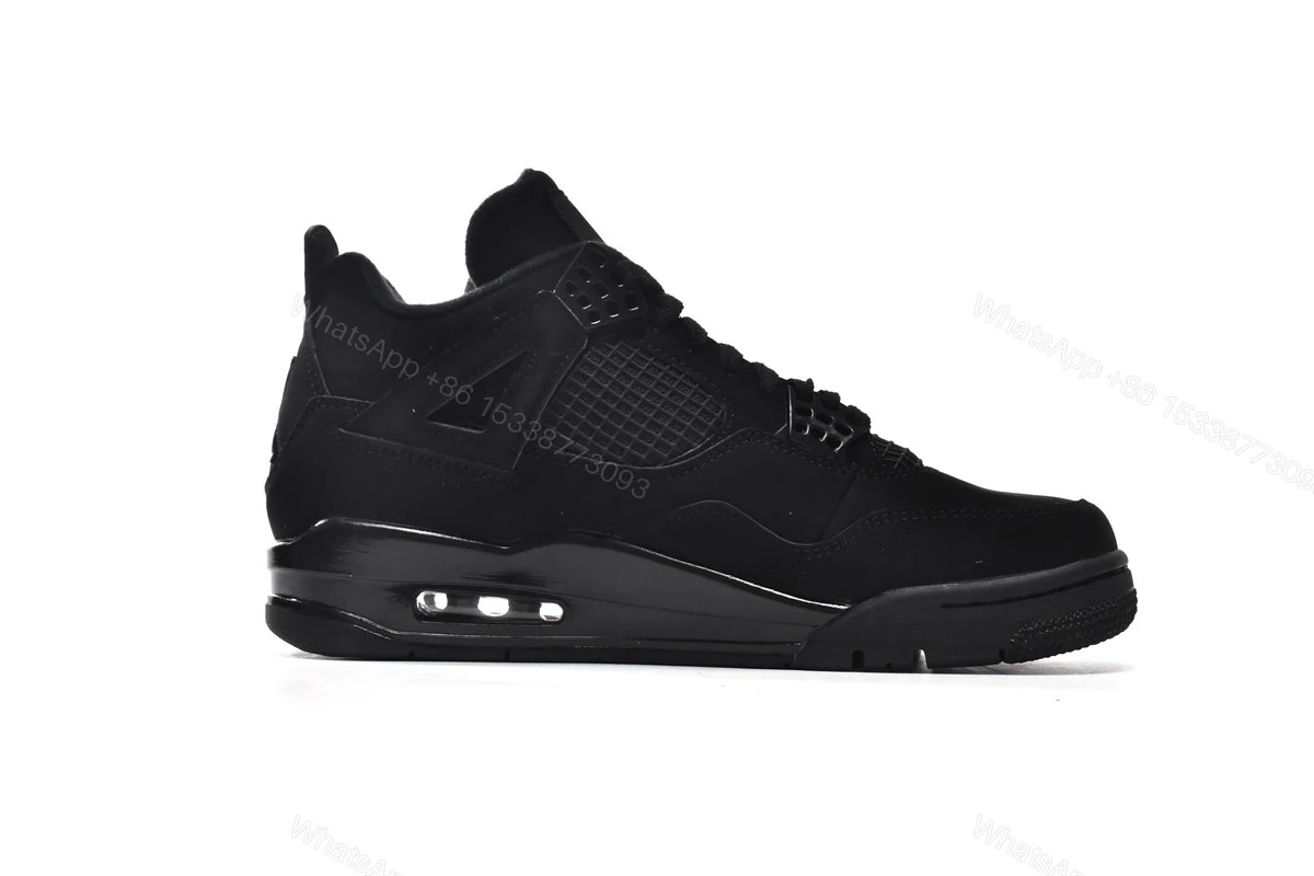 View 2 of Air Jordan 4 Retro “Black Cat” CU1110-010(Top Quality)