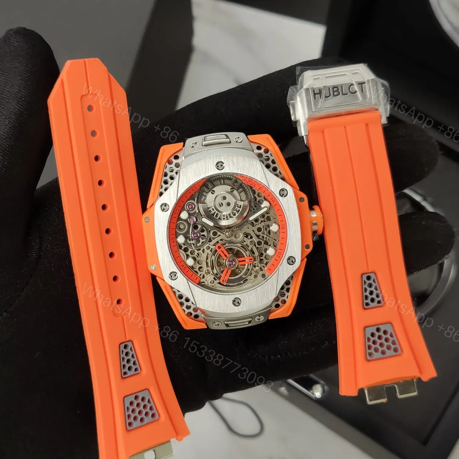 View 4 of Hublot Big Bang Tourbillon Orange Sapphire