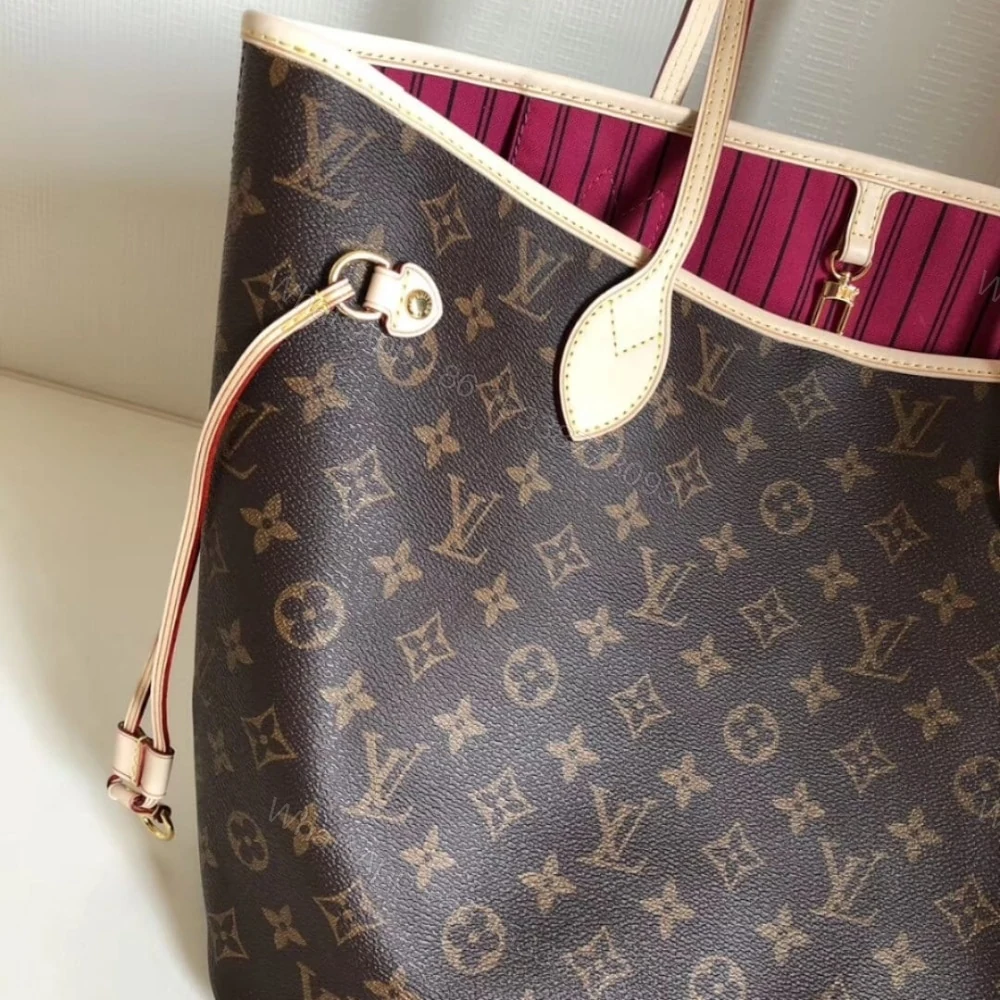 View 3 of Louis Vuitton Neverfull MM Pivoine Pink 31Cm M41178