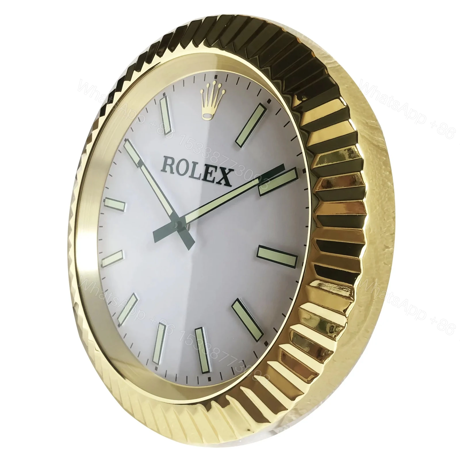 View 2 of ROLEX WALL CLOCK – DATEJUST GOLD