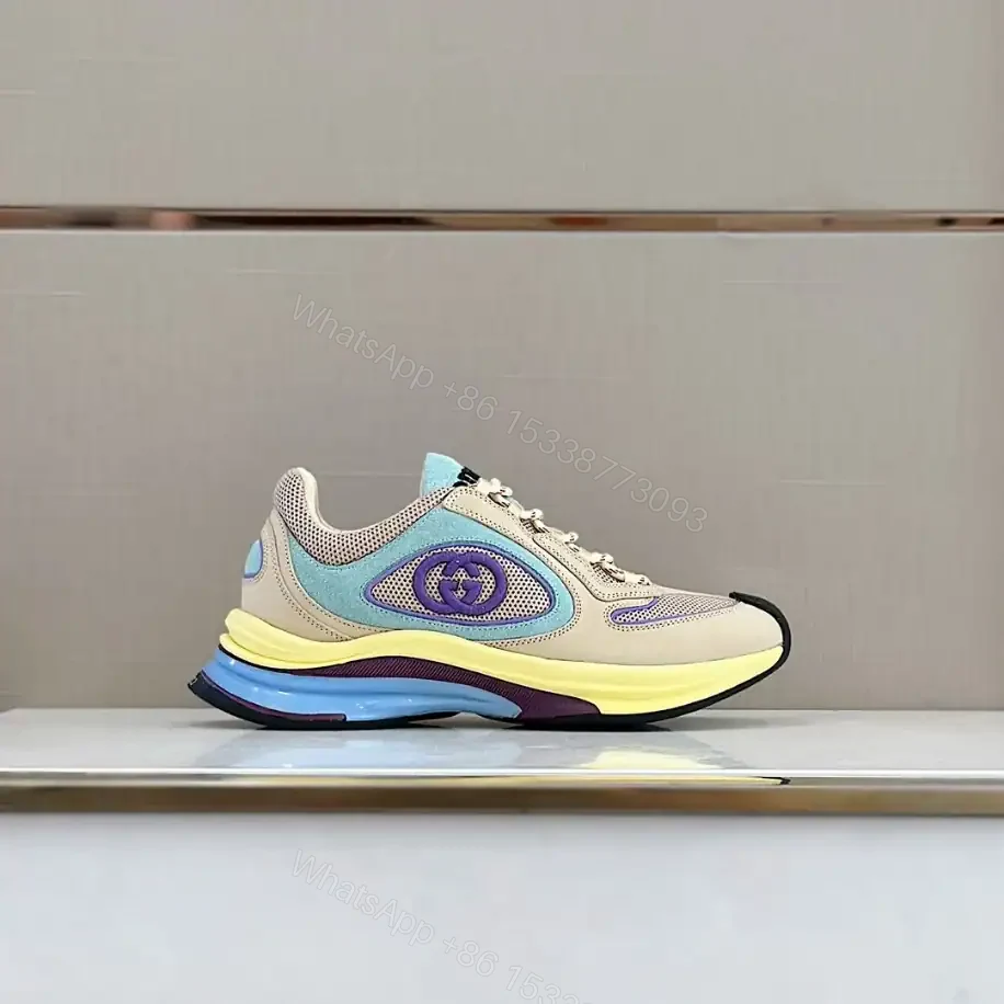 View 2 of GUCCI RUN TRAINER SNEAKERS IN YELLOW – GC166