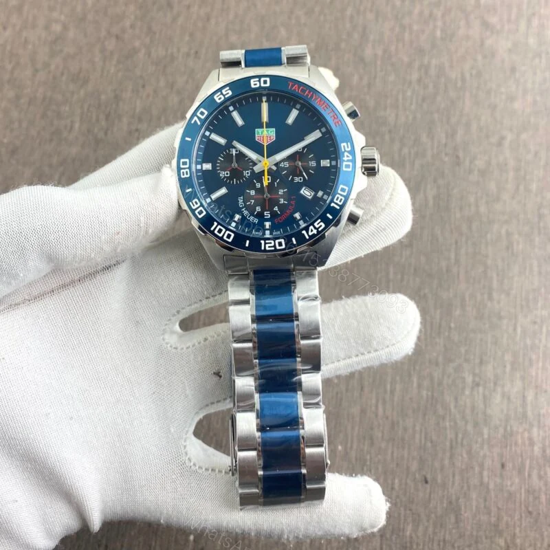 View 2 of Tag Heuer Carrera Formula 1 Blue-Silver 42mm Quartz