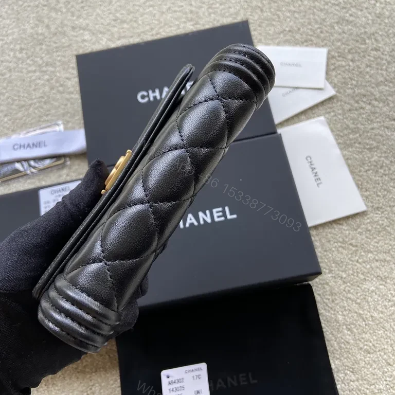 View 4 of Chanel Quilted Lambskin Wallet - Compact Luxury Everyday