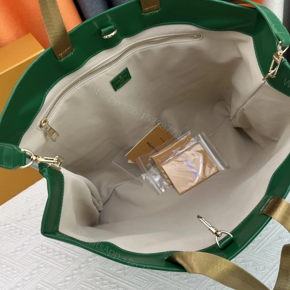 View 9 of LOUIS VUITTON SHOPPER TOTE MM GREEN 40CM