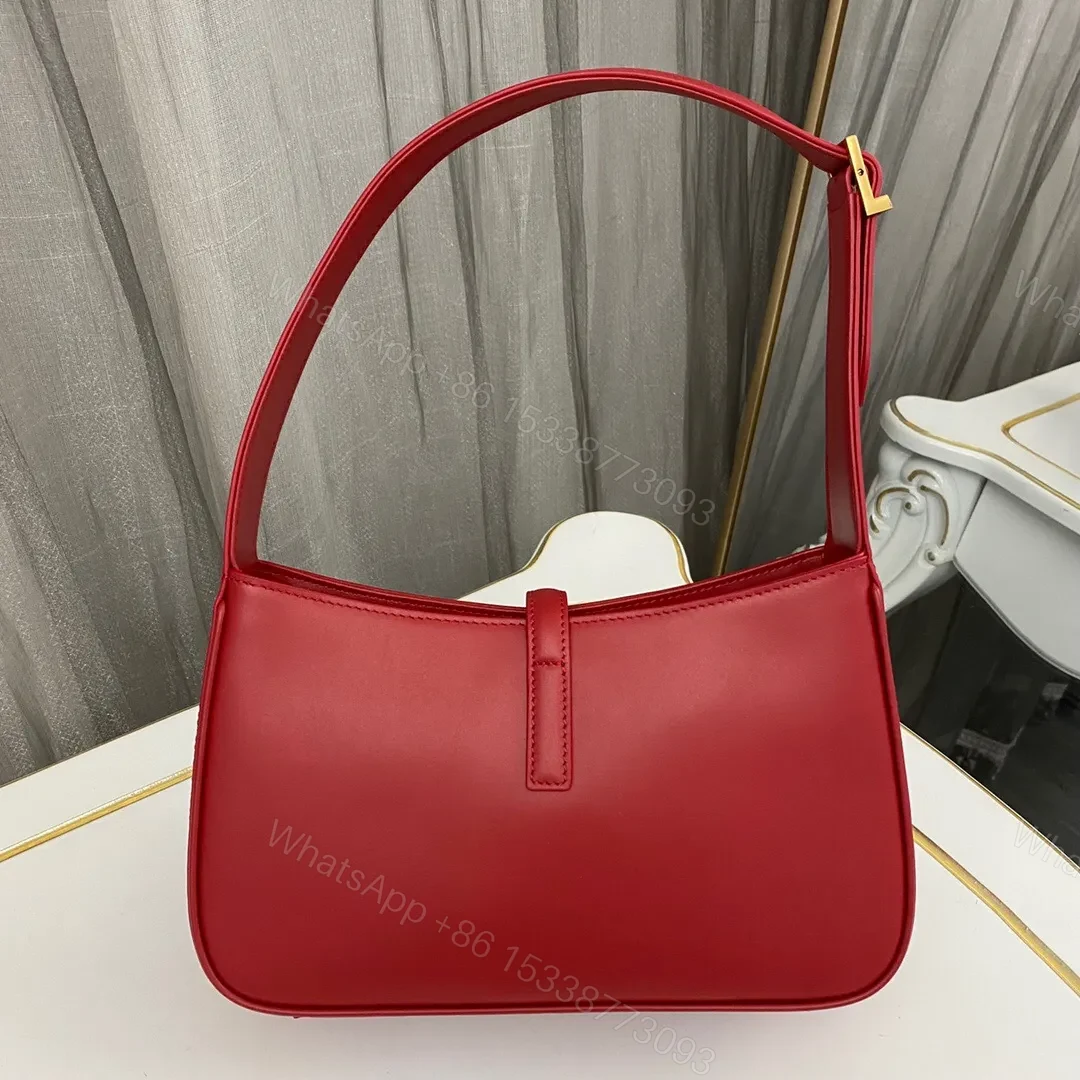View 2 of Saint Laurent le 5 a 7 mini hobo bag – Red