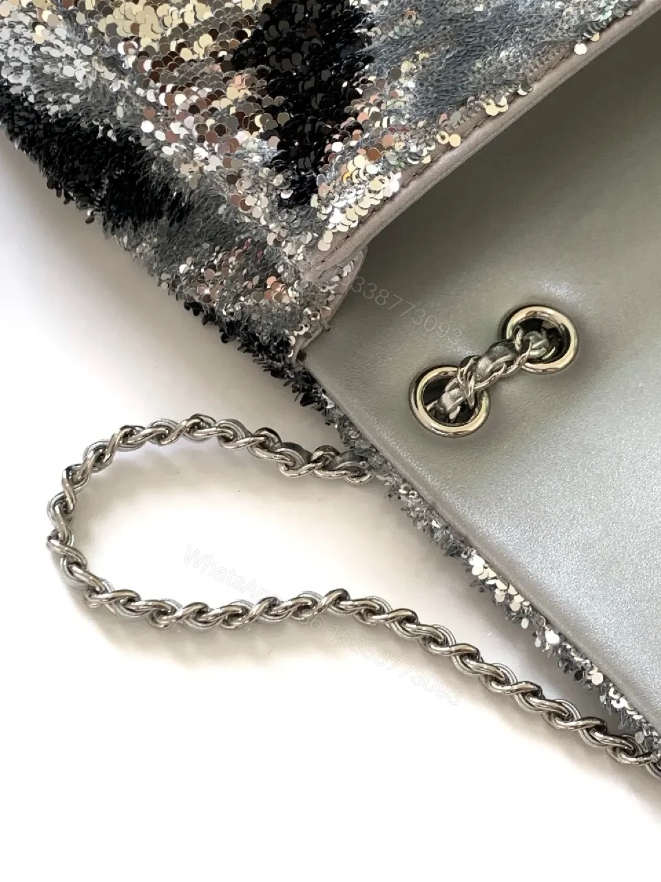 View 9 of Shimmering Crossbody with Sparkling Nightfall Texture