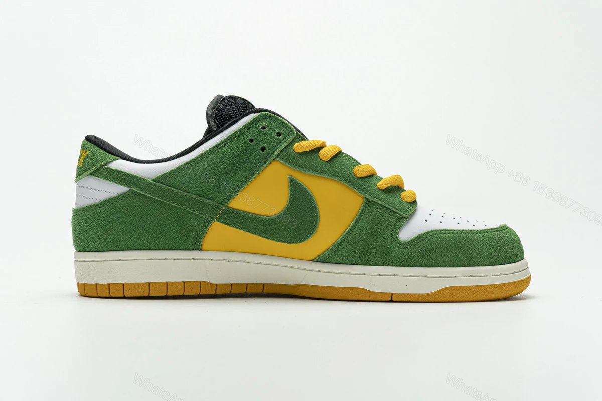 View 2 of Nike Dunk Low Green Yellow 804292-132