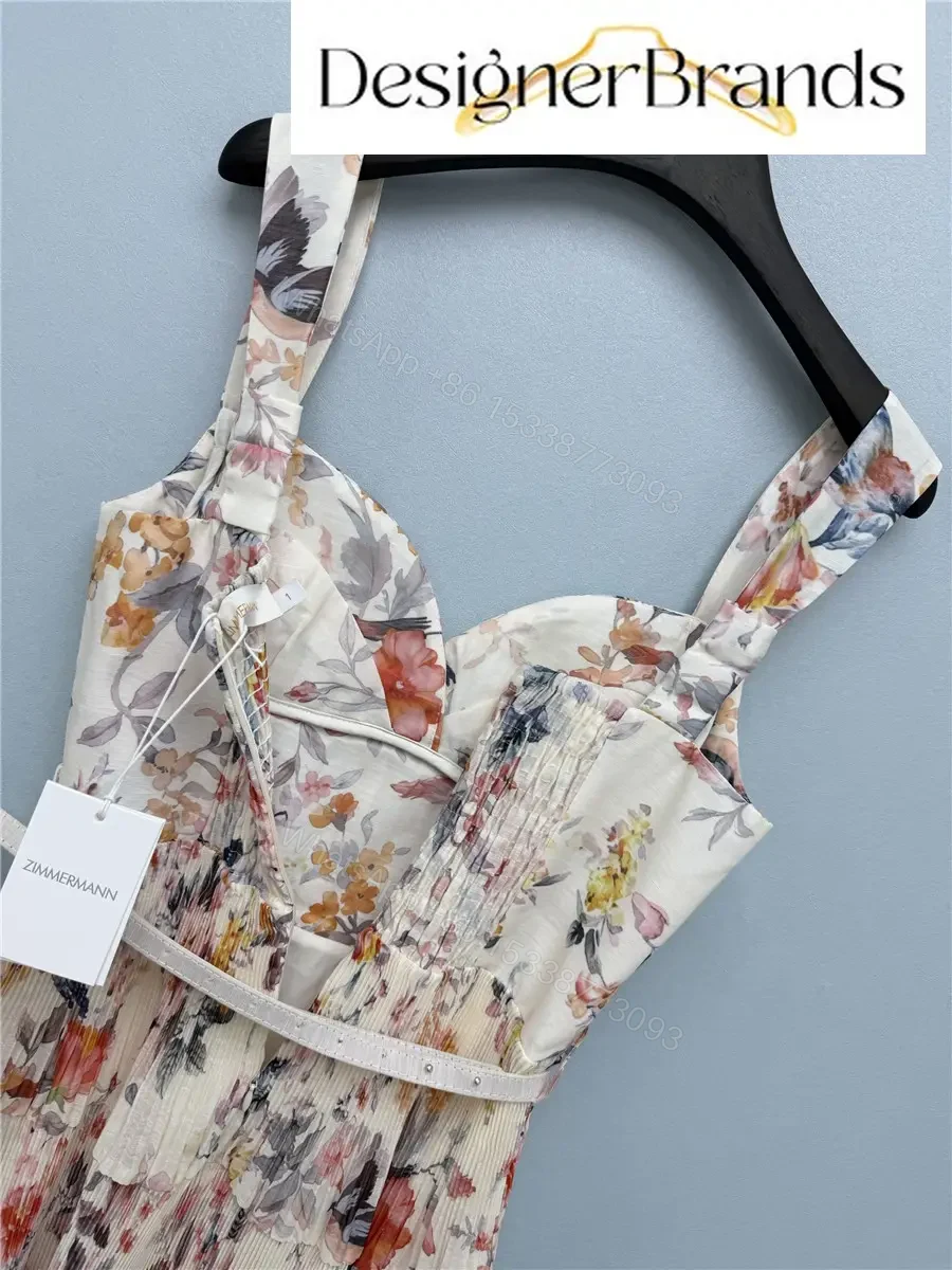 View 9 of Zimmermann Vintage Floral Print Strappy Dress
