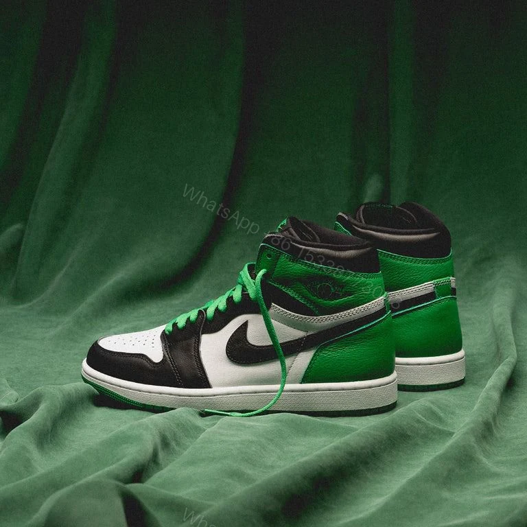 View 4 of FIRST COPY NIKE AIR JORDAN 1 RETRO HIGH LUCKY GREEN SEMI UA