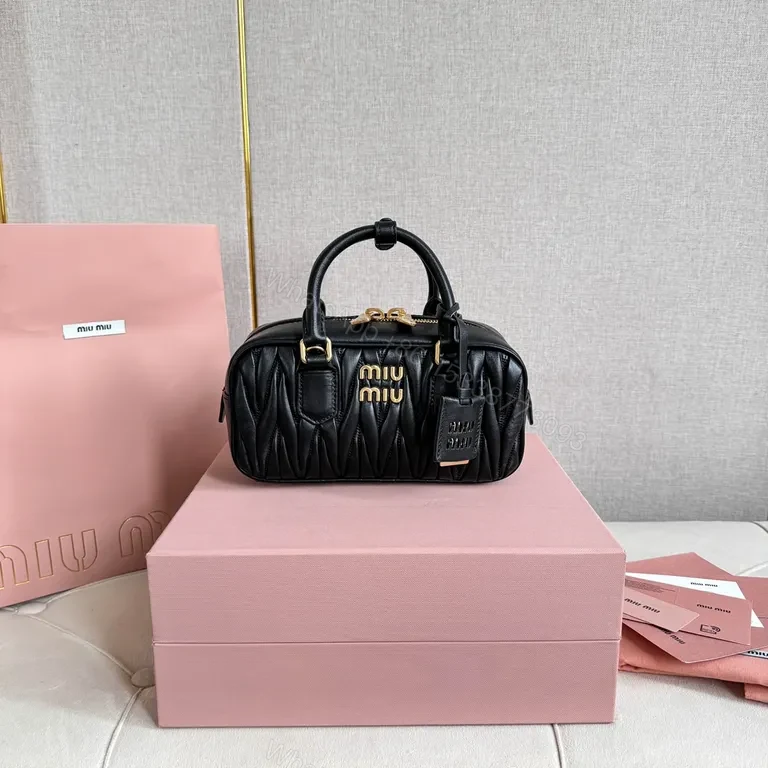 View 5 of Structured Quilted Leather Mini Satchel