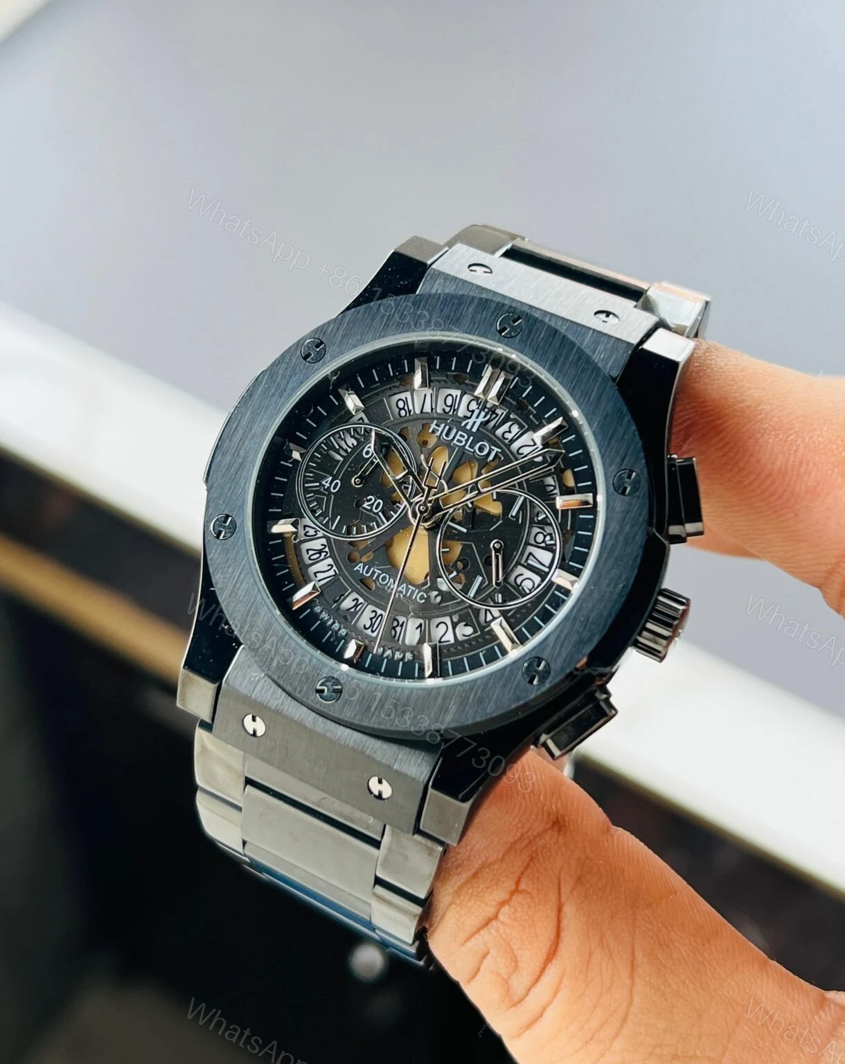 View 2 of Hublot Big Bang 5 Hand Rose Gold 44mm Chronograph