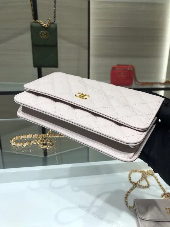 View 7 of Chanel-Inspired Quilted Flap Bag: Gold Chain Luxe