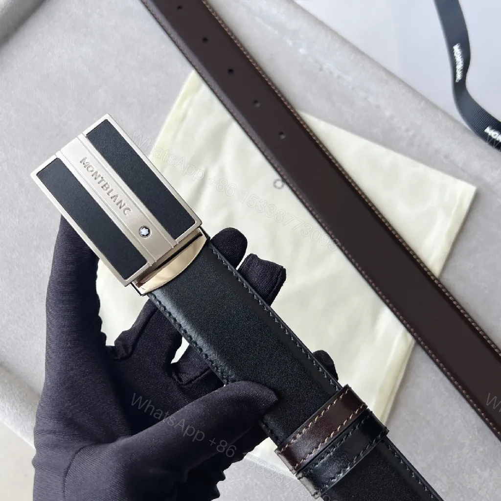 View 8 of Refined Leather Belt with Signature Buckle — Everyday Luxury