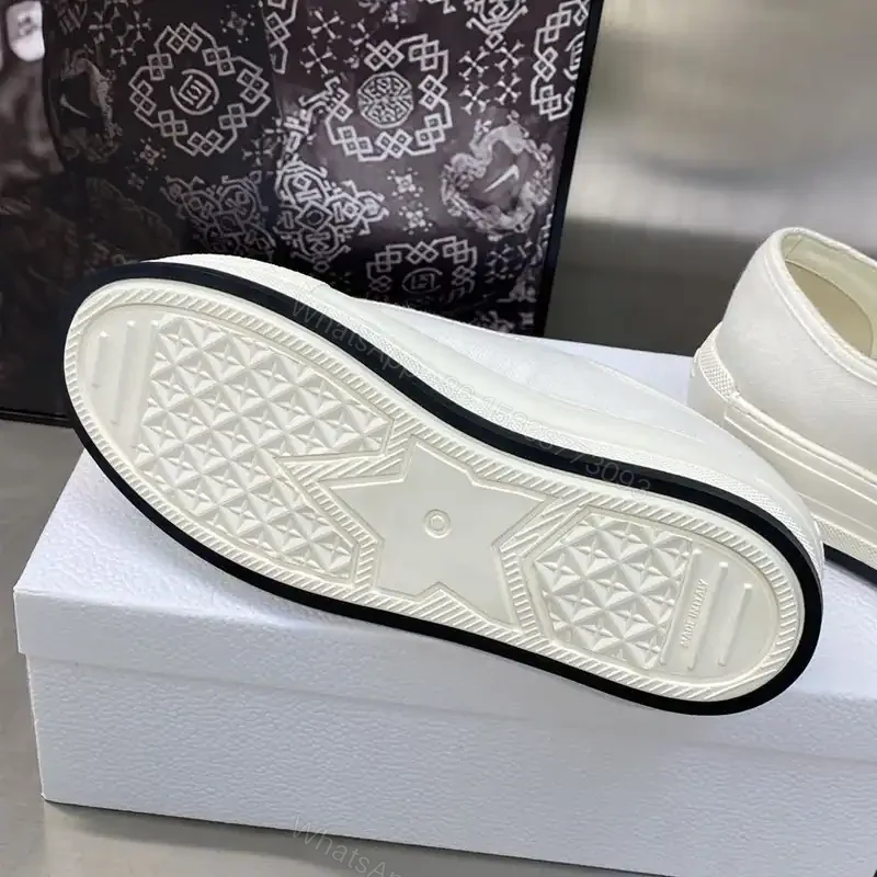View 4 of WALK’N’DIOR PLATFORM SNEAKERS UNISEX CANVAS WHITE – CD191