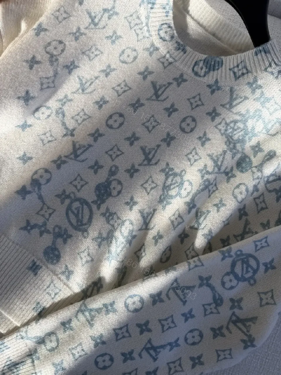 View 8 of Soft Monogram Knit: Luxe, Timeless, Casual Everyday Sweater