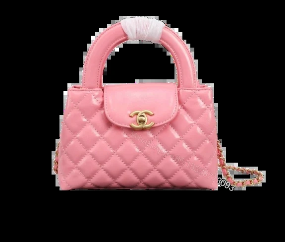 Chanel Mini Kelly Shopping Tote Bag PL8XG37 – Pink — view 1