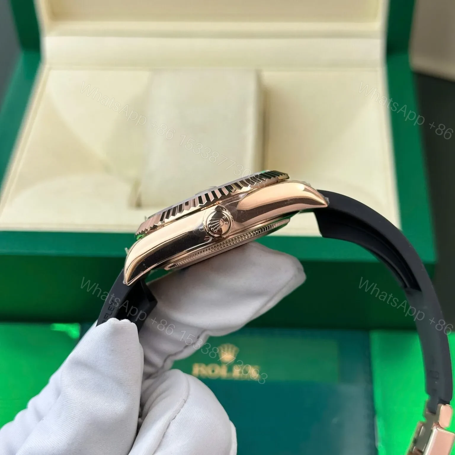 View 10 of Superclone Rolex Sky-Dweller Chocolate Dial 336235