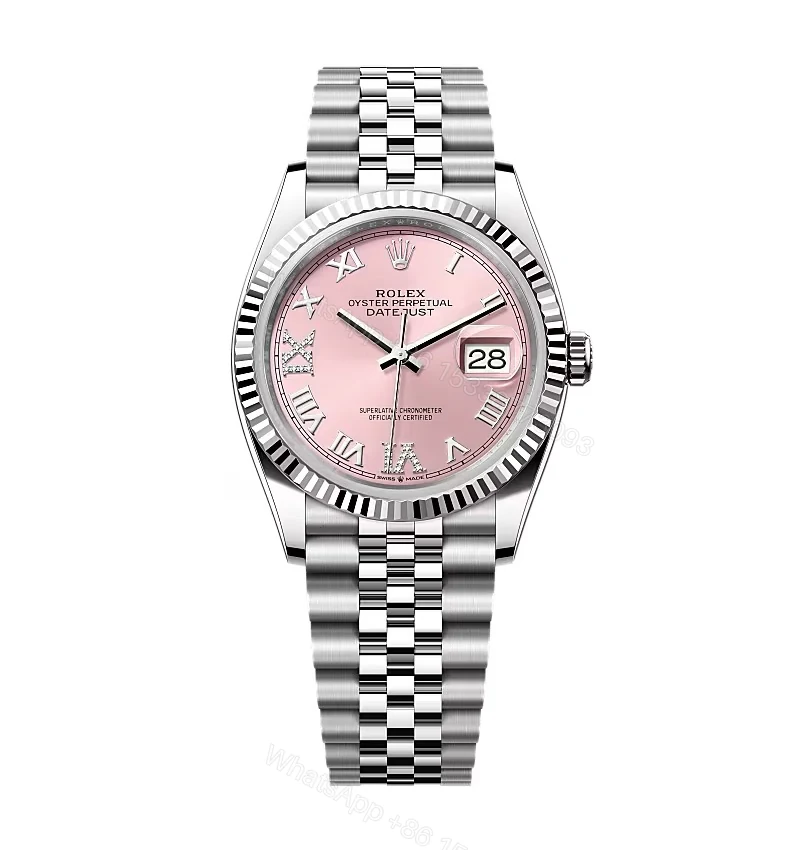 Rolex Datejust Pink Roman Dial 126234-0031 36 mm — view 1