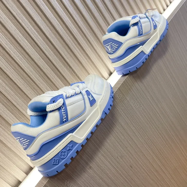 View 3 of Chic Tech-Texture LV-Inspired Sneaker: Cloud Comfort
