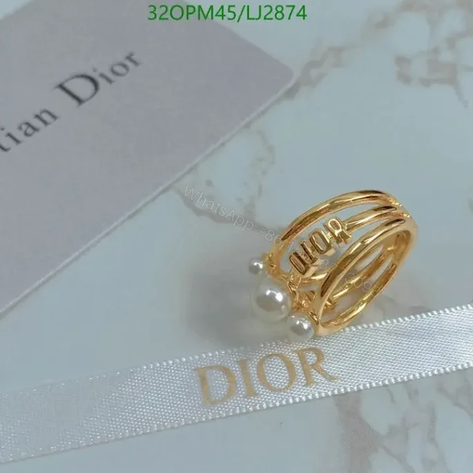 View 4 of Dior Revolution Pearl Ring for Women – Model LJ2874