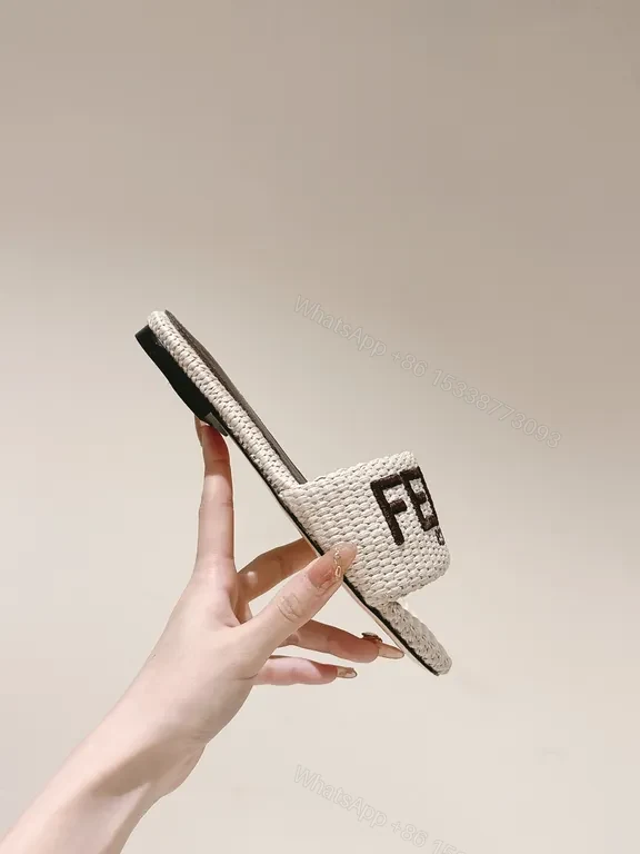 View 6 of Textured Knit Slide â€” Bold Logo, Cushioned Comfort, Luxury Slide