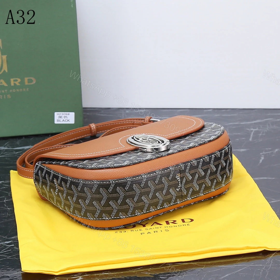 View 8 of GOYARD SEAL CLASP THE 233 BAG BROWN 25CM