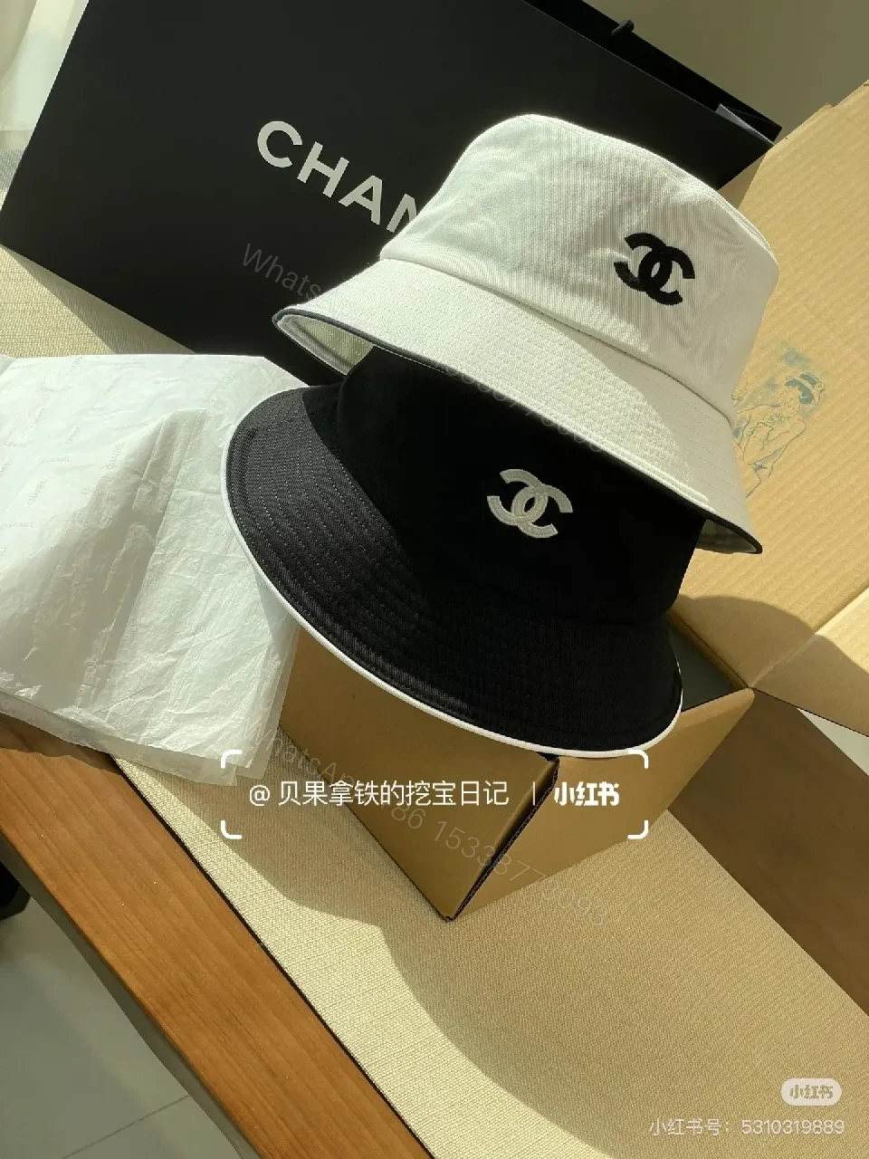 View 3 of Signature Texture Bucket Hat - Luxe, Weather-Ready Style