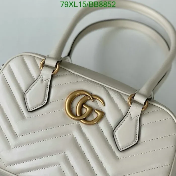 View 11 of Gucci Knock off Marmont Mini Black Leather Bag