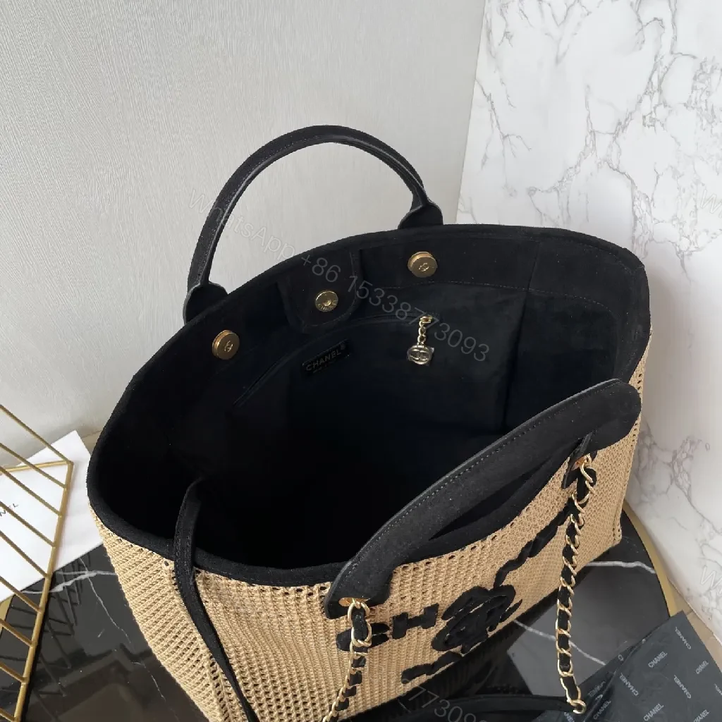 View 4 of Textured Beige Tote: Canvas, Modern, Bold Logo, Convertible Wallet Bag