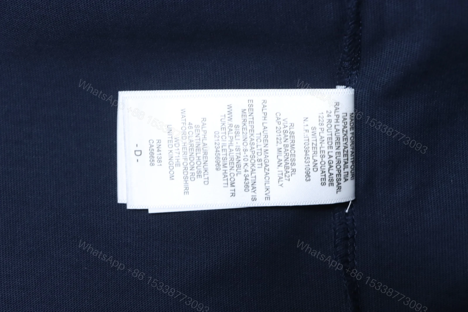 View 9 of Polo Ralph Lauren Small horse with round-neck short-sleeved shirt dark blue