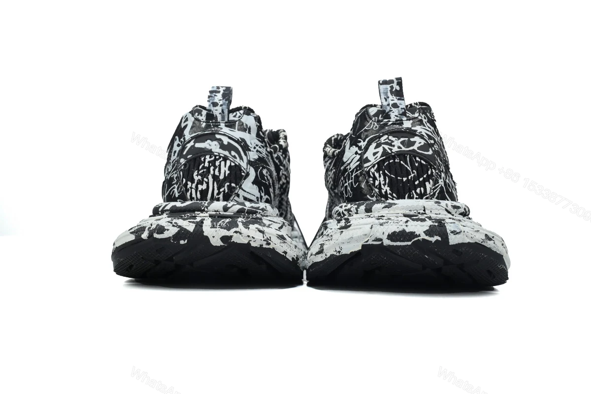 View 3 of Balenciaga 3XL Luminous Black Graffiti 734731 W3XDC 0236
