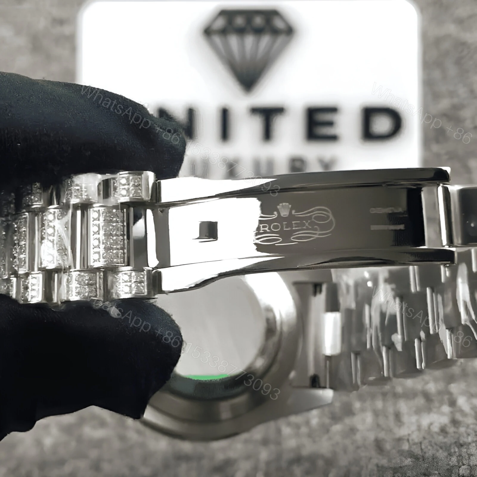 View 4 of Rolex Day-Date II Diamond Replica