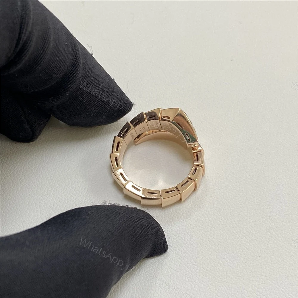 View 4 of Bvlgari One Coil Serpenti Ring diamonds 113126