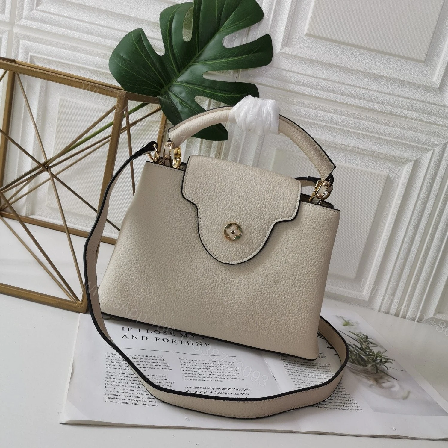 Louis Vuitton Capucines Eggshell — view 1