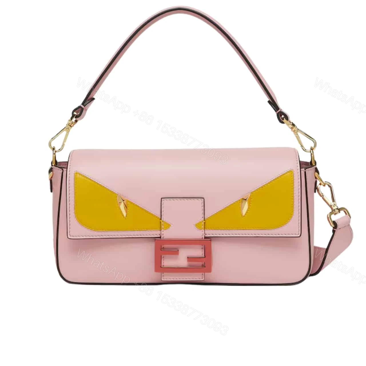 FENDI BAGUETTE LUNAR NEW YEAR BAG PINK — view 1