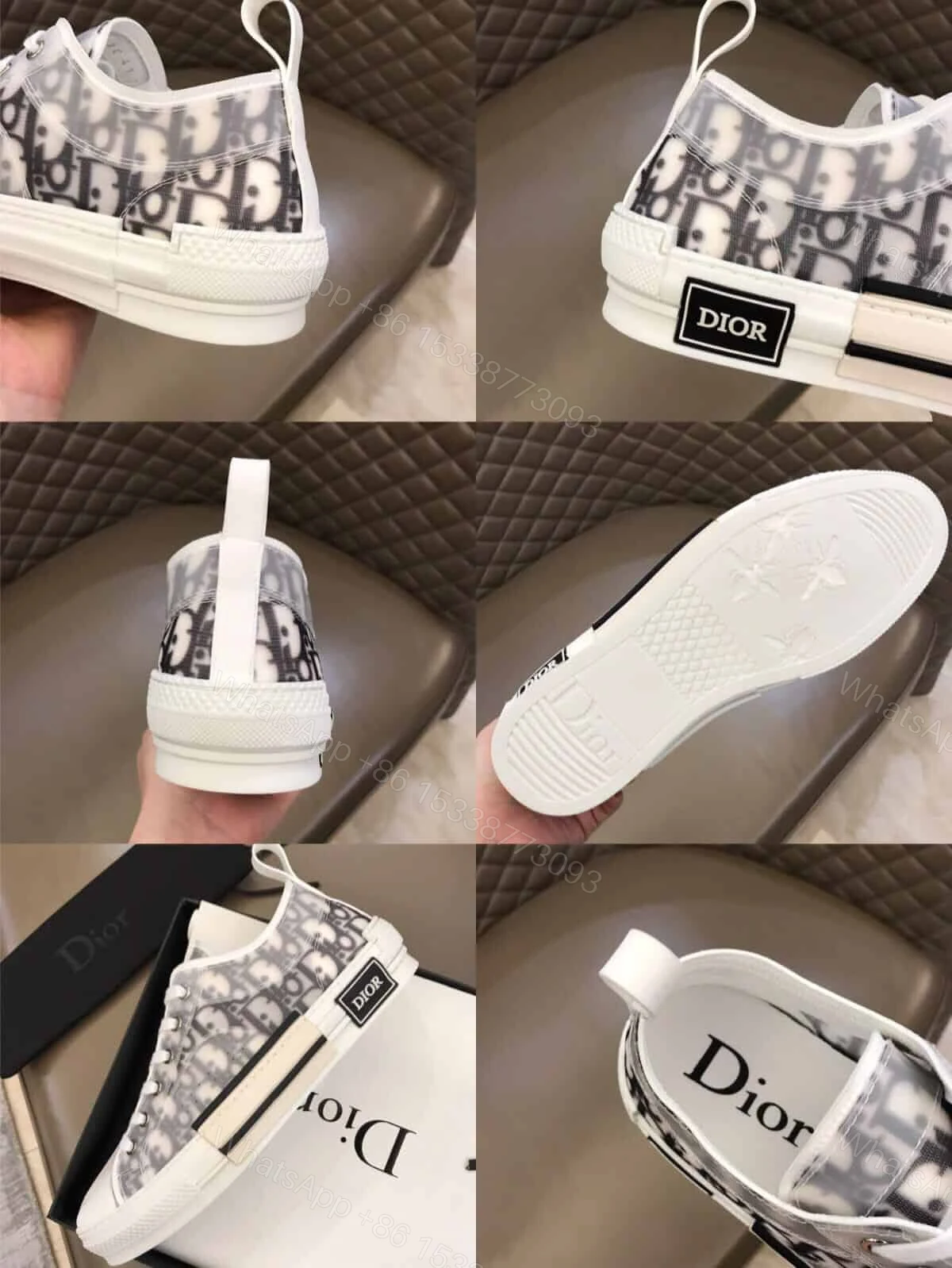 View 3 of DIOR OBLIQUE TECHNICAL CANVAS B23 SNEAKER – CD2