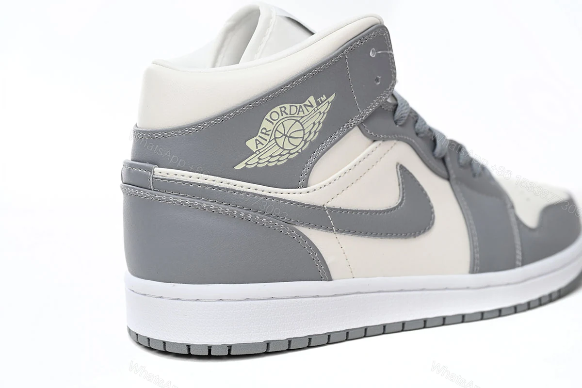 View 4 of Air Jordan 1 White Soot BQ6472-115