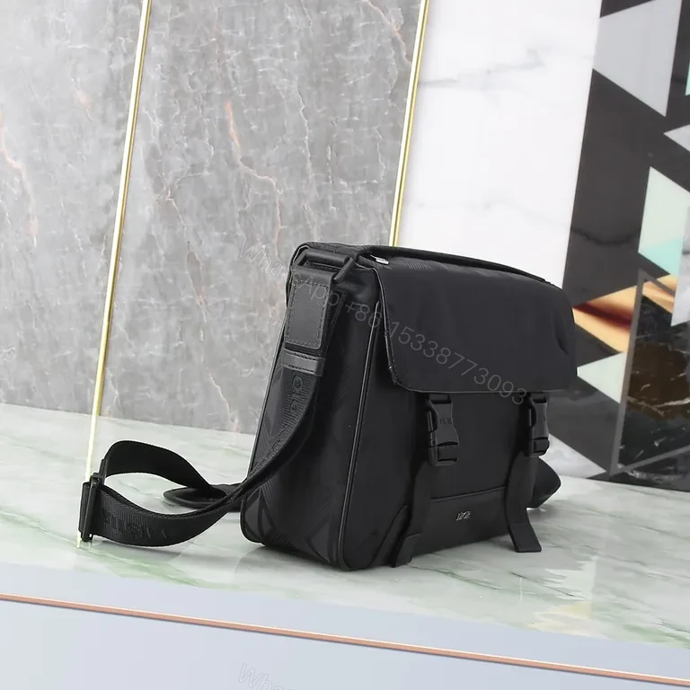 View 4 of Nylon Dior Geometry Crossbody Bag - Minimal Luxury Utility