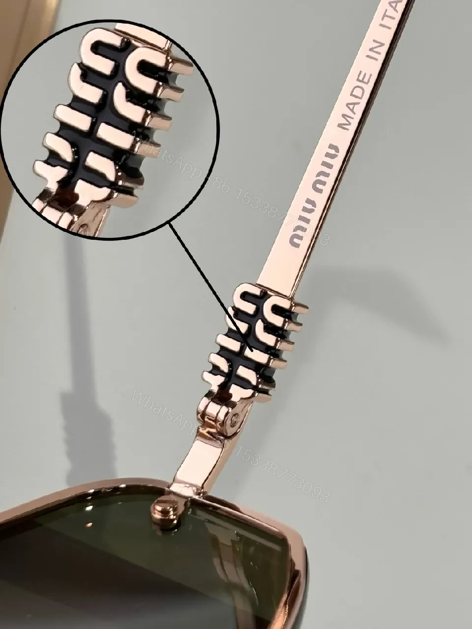 View 6 of Rose-Gold Rose Gold Sunglasses Modern Luxury UV Protection