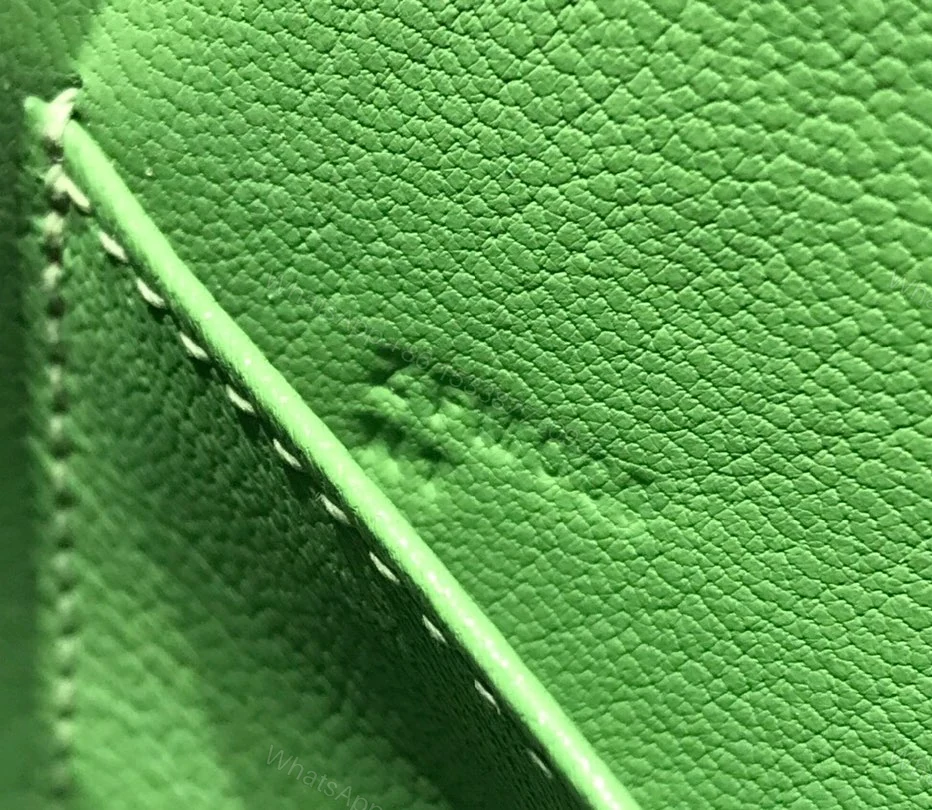 View 8 of Hermes Minikelly 20 Green Gold Hardware